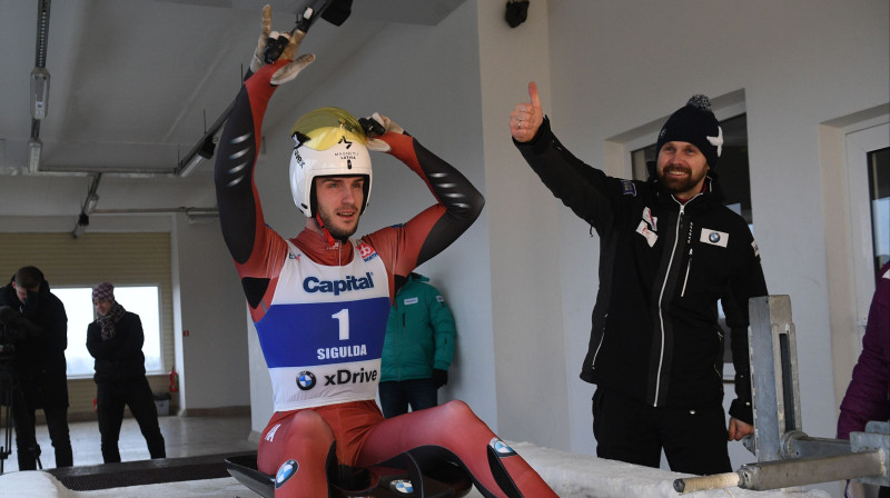 Kristaps Mauriņš un Kaspars Dumpis
Foto: Romāns Kokšarovs, f64