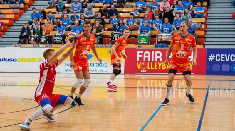 "Parnu" volejbolisti cīņā pret Beļģijas klubu"Pa-Ky Menen"
"Parnu" kluba Facebook profils