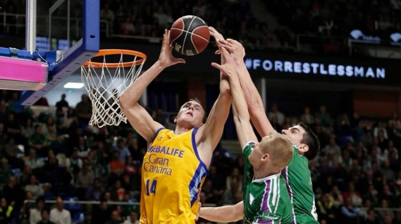 Anžejs Pasečņiks: 75 spēles ACB līgā
Foto: Gran Canaria