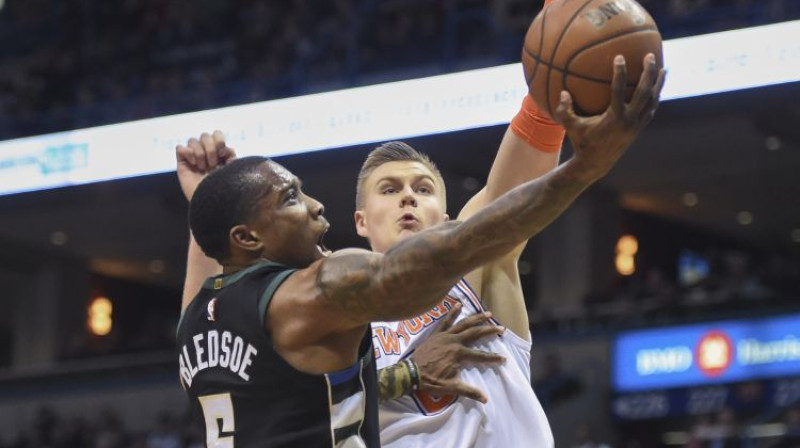 Kristaps Porziņģis pret "Bucks"
Foto: USA TODAY Sports/Scanpix