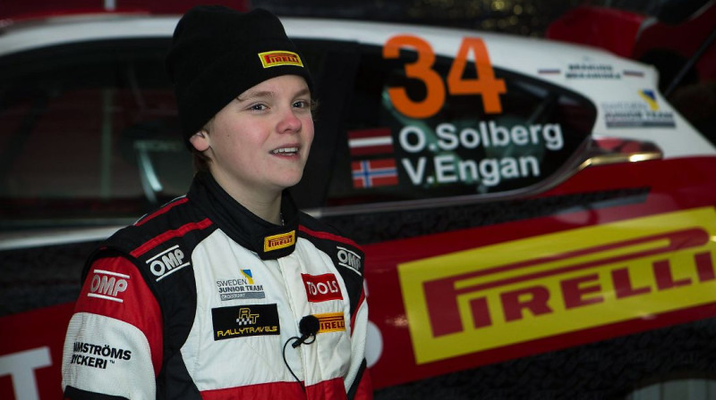 Rallijā pagaidām Olivers Solbergs pārstāv Latvijas karogu
Foto: Top Gear Motorsport