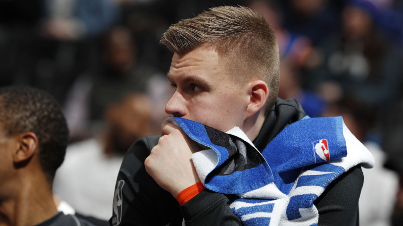 Kristaps Porziņģis. Foto: AP/Scanpix