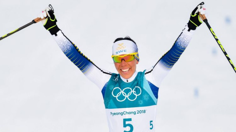 Šārlotas Kallas uzvaras prieki
Foto: imago/Bildbyran/Scanpix