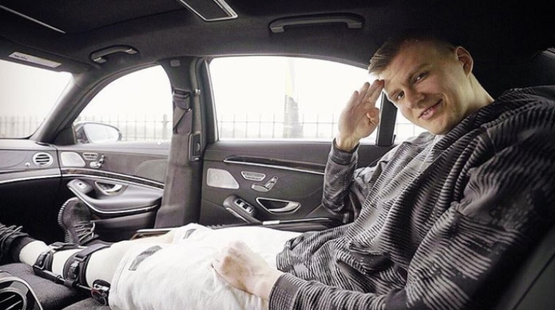 Kristaps Porziņģis 
Foto: instagram.com/kporzee/