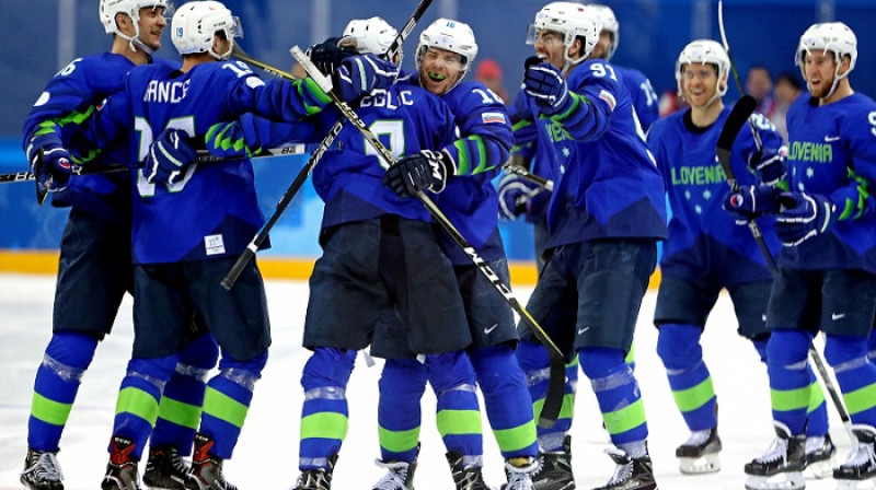 Slovēņi svin uzvaru pār Slovākiju
Foto: Sipa USA/Scanpix