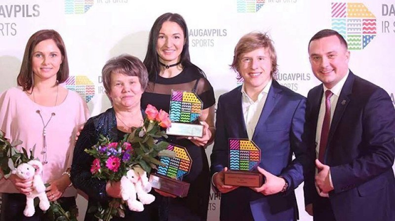 Anastasija Grigorjeva un Andžejs Ļebedevs
Foto: Sergejs Kuzņecovs, daugavpils.lv