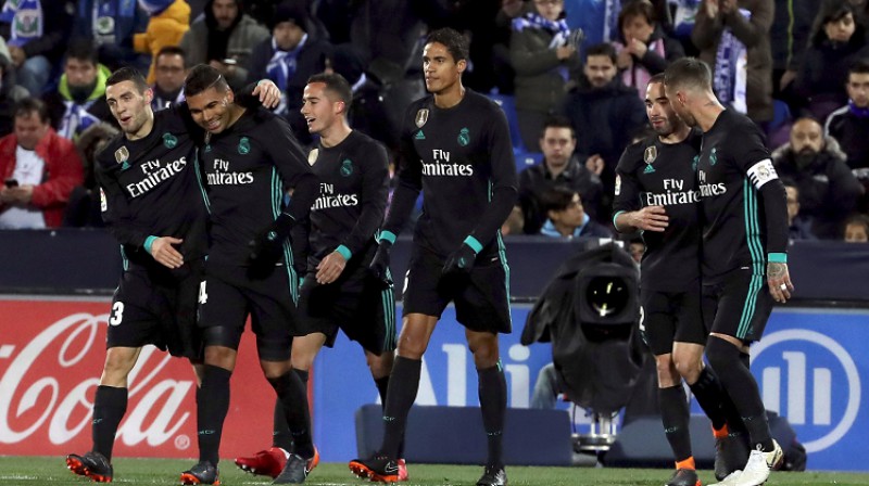 Madrides "Real" pēc Kazemiru gūtajiem vārtiem
Foto: EPA/Scanpix