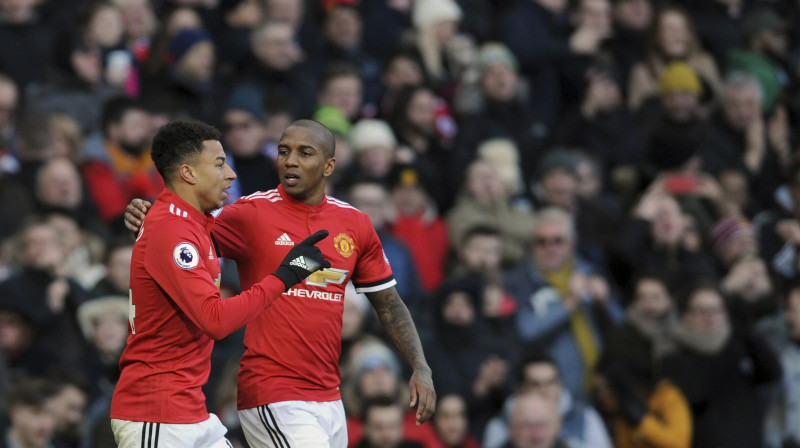 Džese Lingārds un Ešlijs Jangs 
Foto: AP / Scanpix