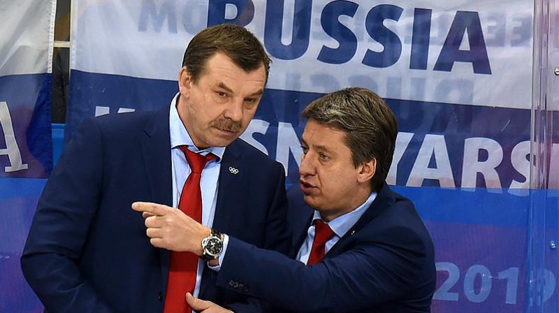 Oļegs Znaroks un Harijs Vītoliņš. Foto: fhr.ru