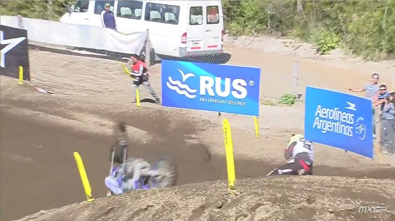 Kritiena brīdis
Foto: MXGP