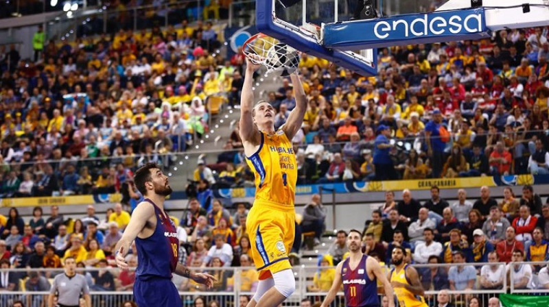 Anžejs Pasečņiks un "Gran Canaria": 0-1 Eirokausa ceturtdaļfinālā
Foto: Gran Canaria