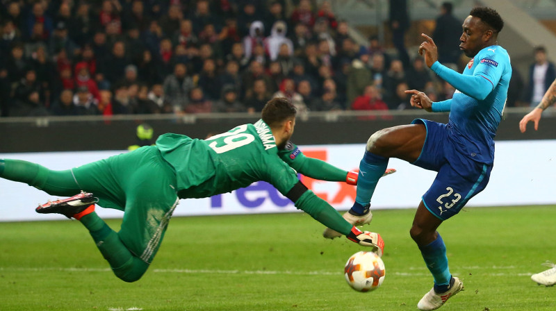 Džanluidži Donnarumma un Denijs Velbeks
Foto: REUTERS