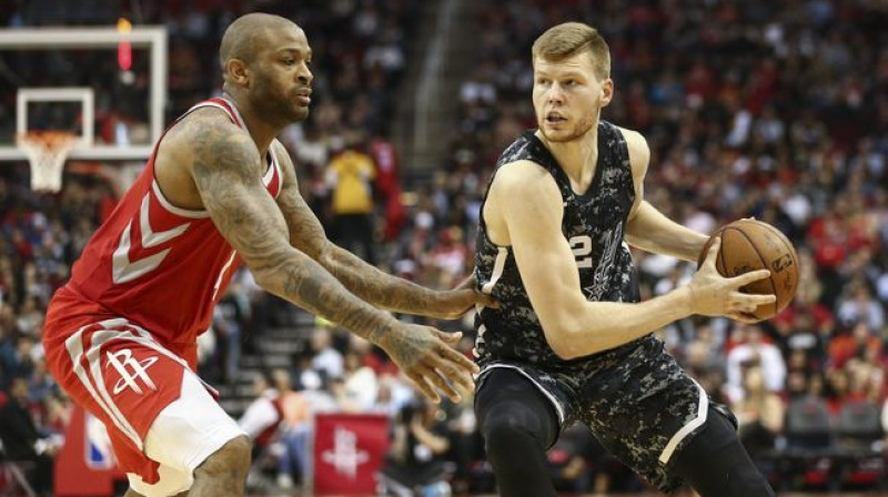 Dāvis Bertāns pret "Rockets"
Foto: Troy Taormina / usatoday.com