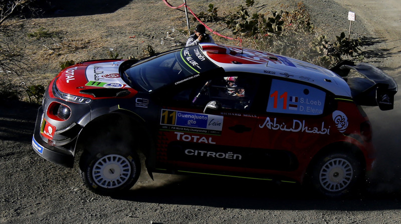 Sebastjēns Lēbs Meksikas rallijā
Foto: AFP/Scanpix