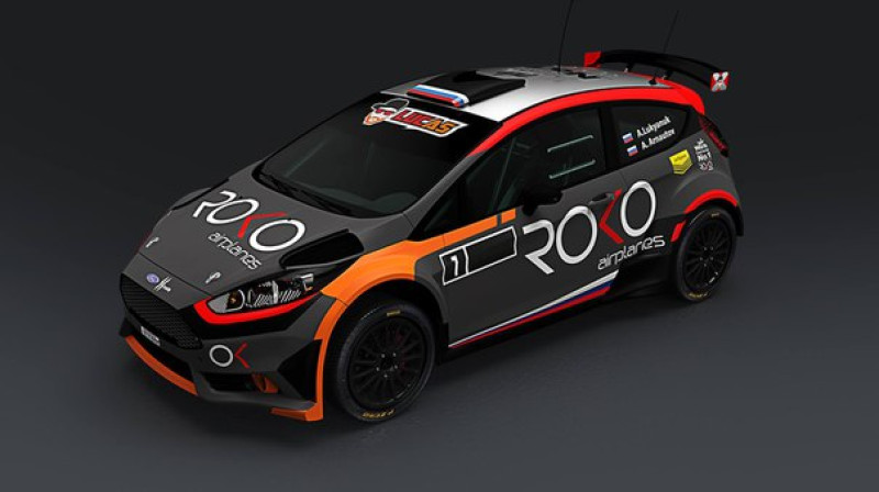 Lukjaņuka mašīnas jaunais krāsojums
Foto: Roko Airplanes Racing