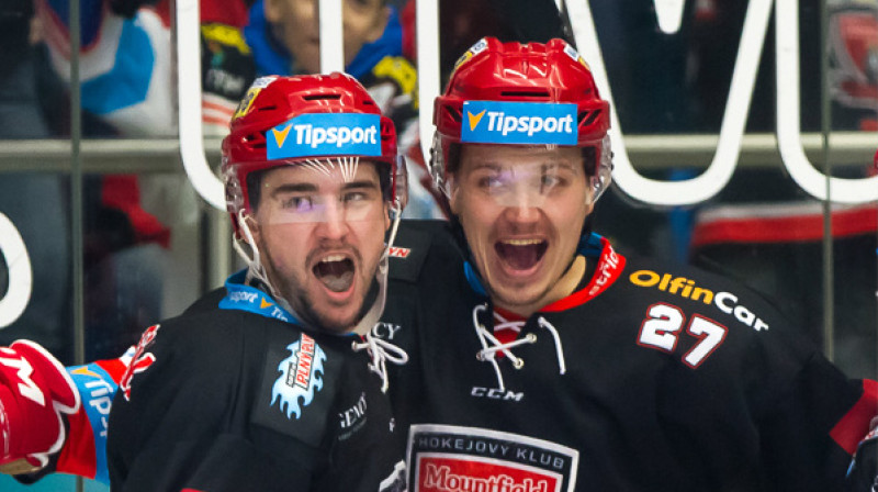 Oskars Cibuļskis (pa labi)
Foto: Stanislav Stouček / mountfieldhk.cz