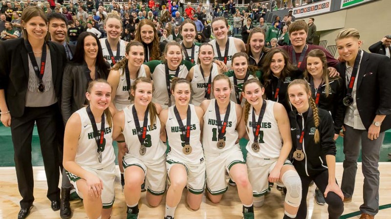 "Saskatchewan" basketbolistes: "U Sports" Kanādas vicečempiones 2018
Foto: Saskatchewan