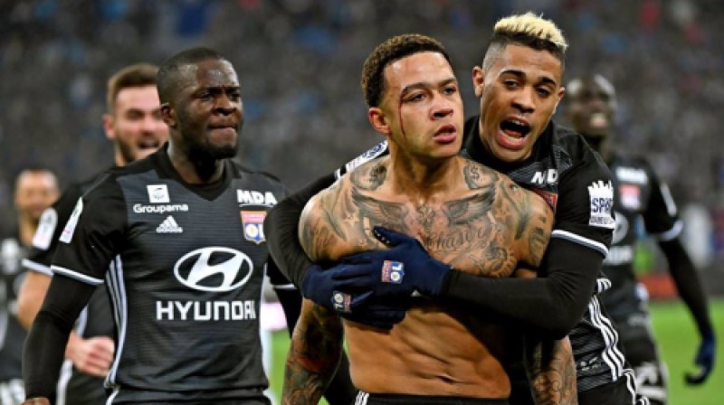 Memfiss Depajs svin desmitos vārtus sezonā
Foto: Olympique Lyonnais
