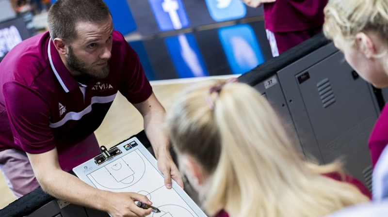 Kaspars Mājenieks 2017. gada Eiropas U16 čempionātā
Foto: FIBA