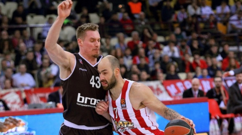 "Olympiacos" līderis Vasilis Spanulis
Foto: Euroleague.net