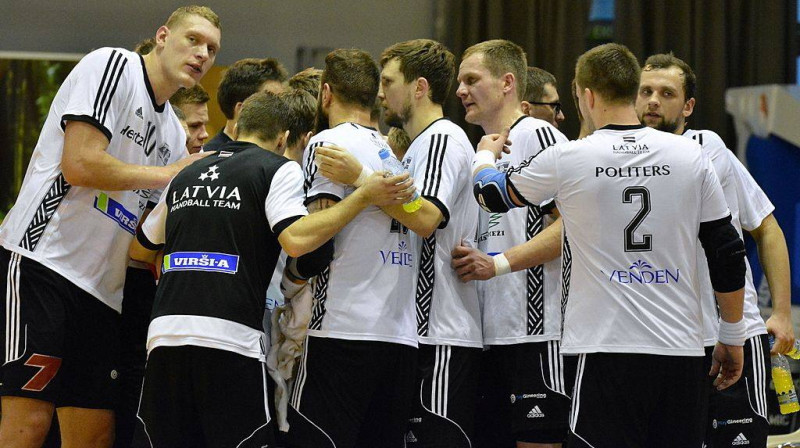 Latvijas vīriešu handbola izlase
Foto: Romualds Vambuts