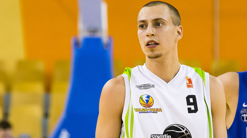Toms Leimanis vēl "Valkas/Valgas" formā. Foto: Māris Greidāns