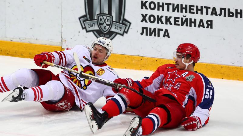 Tommi Huhtala un Bogdans Kiselevičs
Foto: Stanislav Krasilnikov/TASS