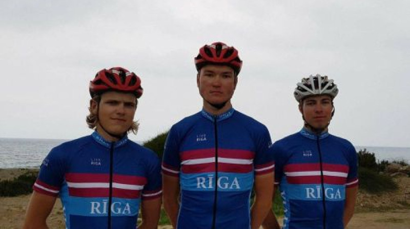 Ēriks Toms Gavars (pa vidu)
Foto: lrf.lv