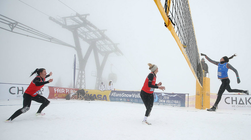 Ilze Liepiņlauska un Alise Lece
Foto: cev.eu