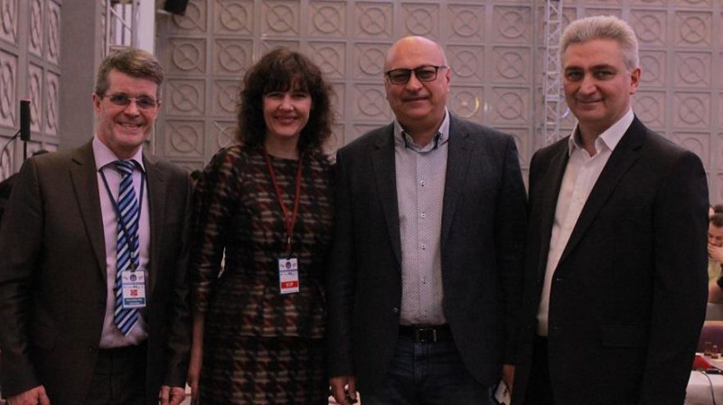 Dana Reizniece-Ozola apmeklē Eiropas čempionātu šahā
Organizatoru foto