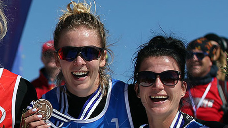 Alise Lece un Ilze Liepiņlauska 
Foto: cev.eu