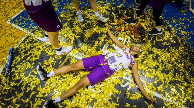 Šeja Pedija: Latvijas-Igaunijas līgas čempione un MVP
Foto: Renārs Koris