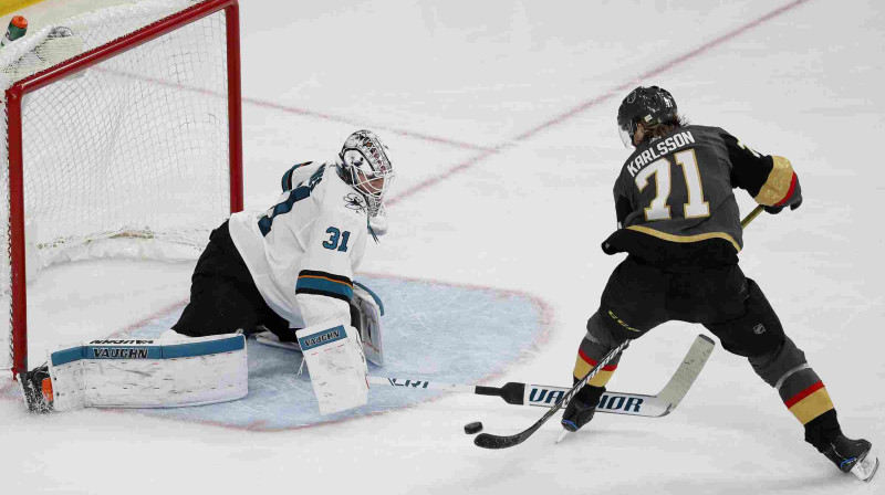 Dienas skaistāko vārtu autors, "Golden Knights" uzbrucējs Viljams Kārlsons
Foto: AP/Scanpix