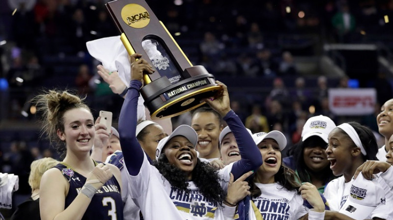 Arike Ogunbovale (Ogunbowale) ar NCAA kausu
Foto: AP/Scanpix
