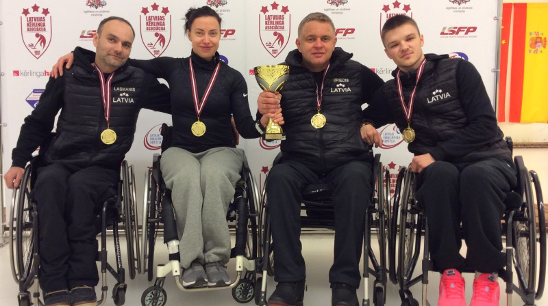 KKR/P.Rožkovas komanda
Latvijas ratiņkērlinga čempioni 2019