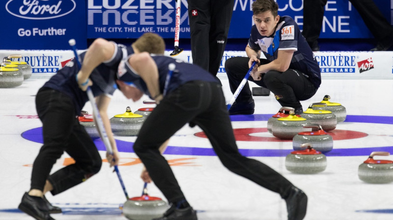 Skotijas vīriešu kērlinga izlase
Foto: WCF/Steve Seixeiro