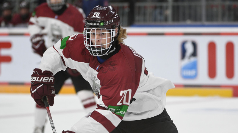 Rūdolfs Polcs Latvijas U18 izlases formā
Foto: Romāns Kokšarovs, f64
