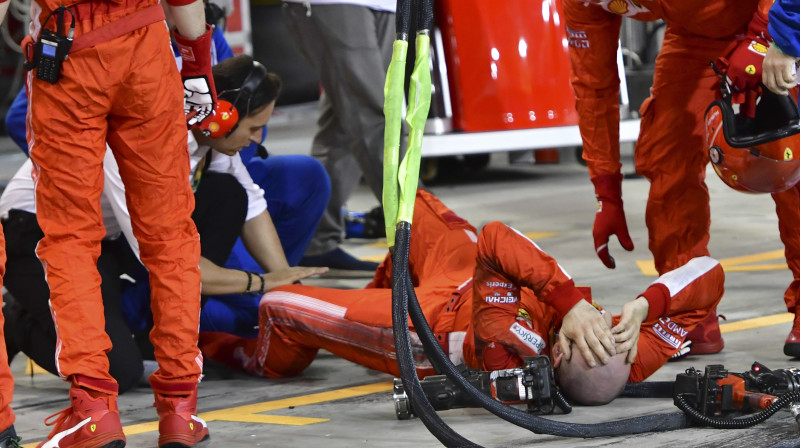 Cietušais "Ferrari" mehāniķis
Foto: AP/Scanpix