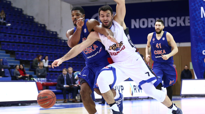 Tallinas "Kalev/Cramo" pret Maskavas CSKA
Foto: VTB League