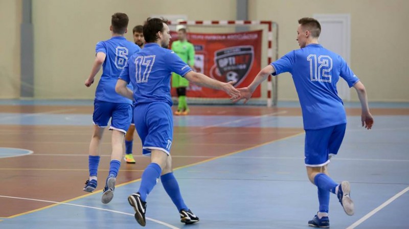 Visi trīs vārtu guvēji - Aleksandrs Kuļešovs (nr. 6), Igors Lapkovskis (nr. 17) un Artūrs Kuļešovs (nr. 12)
Foto: FK "Beitar"