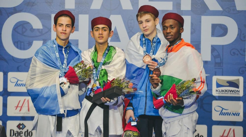 Taekvondo laureāti Tunisijā 
Foto: World Taekwondo