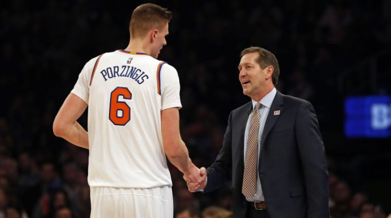 Kristaps Porziņģis Džefa Hornačeka vadībā aizvadīja divas sezonas
Foto:  USA TODAY Network/Sipa USA/Scanpix