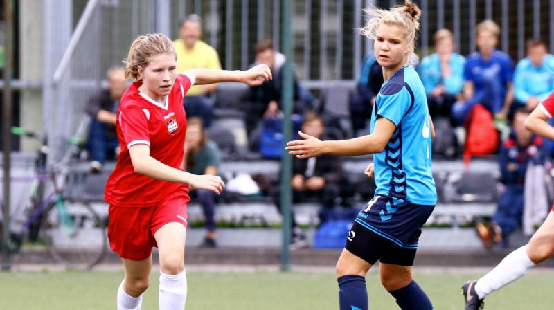 Vai Olga Ševcova arī šosezon kļūs par čempionāta labāko vārtu guvēju?
Foto: Nora Krevņeva-Baibakova