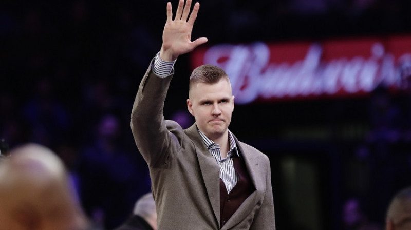 Kristaps Porziņģis 2018. gada 13. martā
Foto: AP/Scanpix