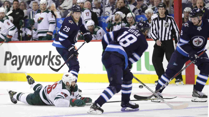 Vinipegas "Jets" uzbrukumā
Foto: USA Today Sports/Scanpix