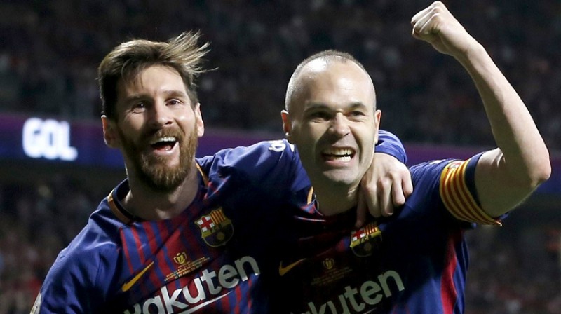 Lionels Mesi un Andress Injesta
Foto: AP/Scanpix