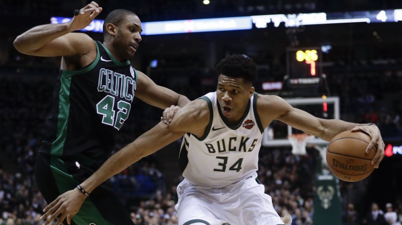 Jannis Adetokunbo pret Elu Horfordu
Foto: AP/Scanpix
