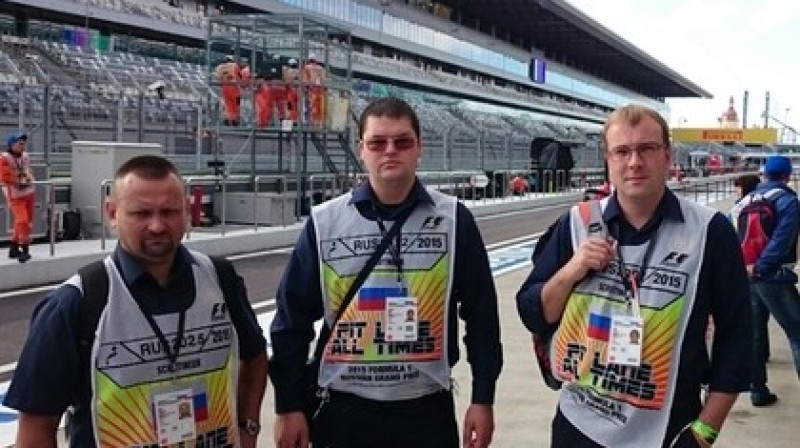 Ģirts Leimans, Jānis Zeķītis un Ģirts Auziņš. 
Foto: No Personīgā arhīva