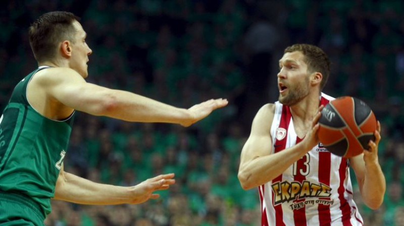 Jānis Strēlnieks mačā pret "Žalgiri"
Foto: EPA/Scanpix
