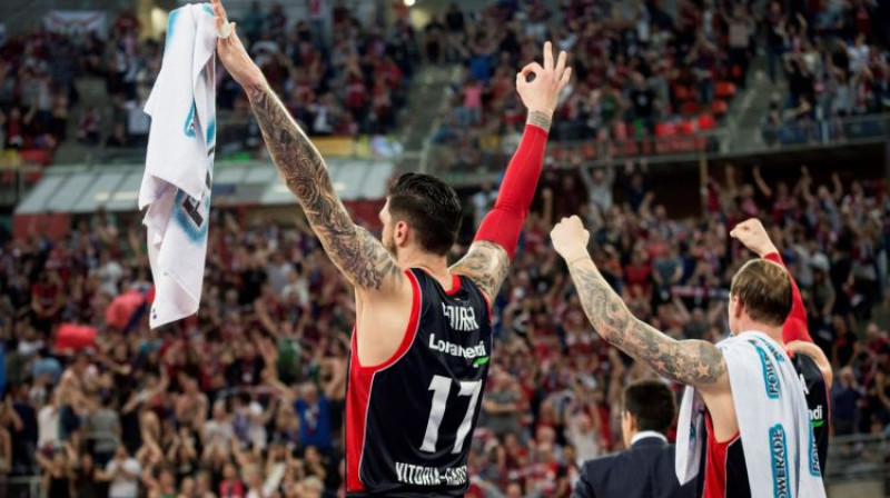 Vensāns Puarē un Jānis Timma
Foto: EPA/Scanpix